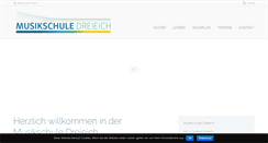 Desktop Screenshot of musikschule-dreieich.de